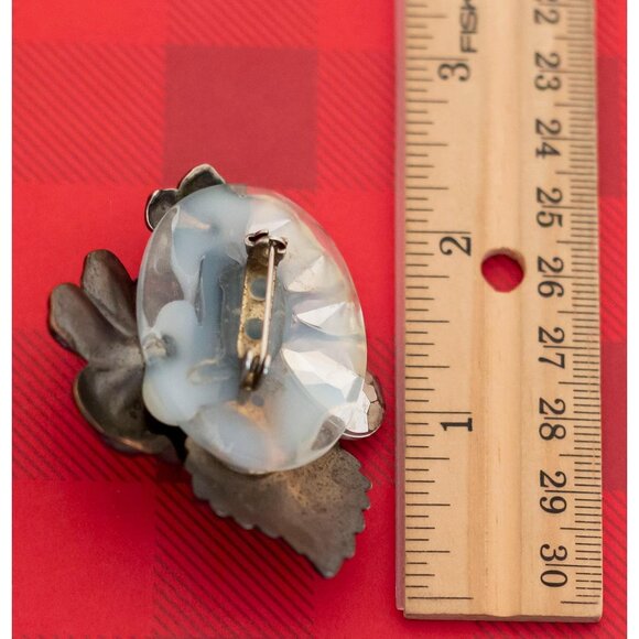 Vintage Floral Brooch - O26 - Picture 2 of 2